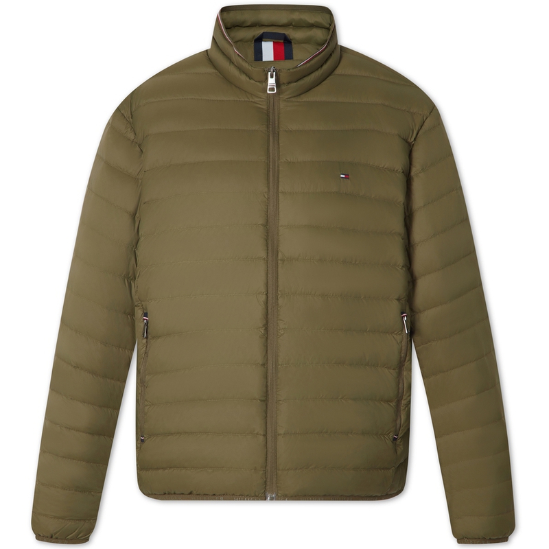 

Tommy Hilfiger Пуховик с молнией и нашивкой с логотипом, Army Green RBN