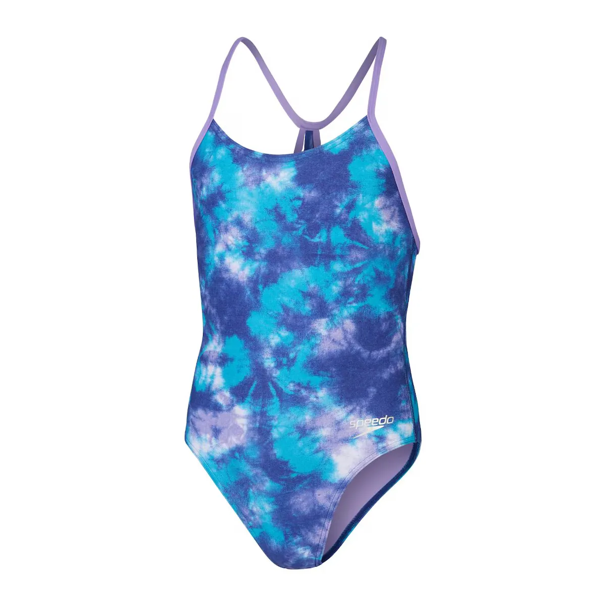 

Плавки-шорты Speedo Boys' Allover Lane Line Back, синий