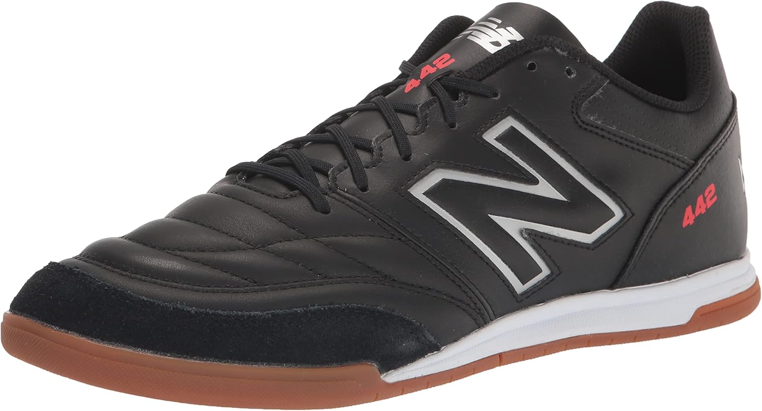 Футбольные бутсы New Balance Men's 442 V2 Team IN, черно-белый