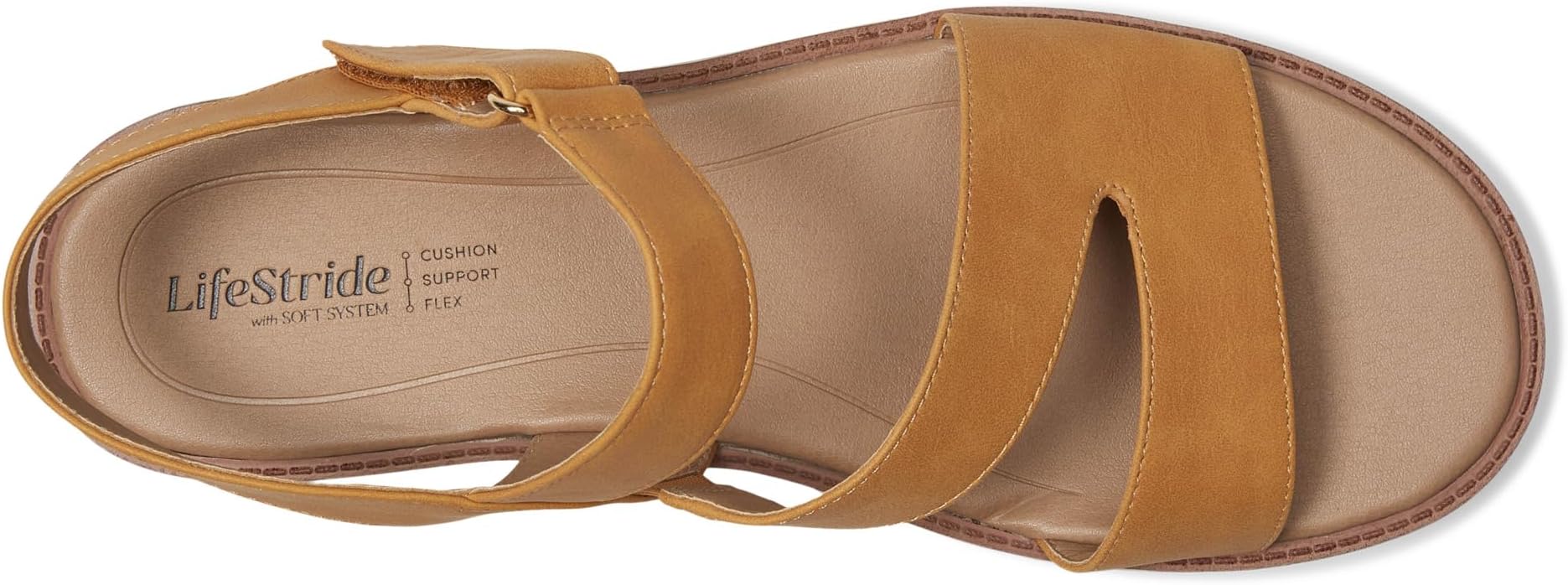 Сандалии LifeStride Waverly Sandals, цвет Inca Gold Faux Leather — фото 2