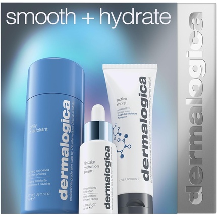 Подарочный набор Smooth and Hydrate, полноразмерный ежедневный молочный фолиант 74 г Dermalogica — фото 2