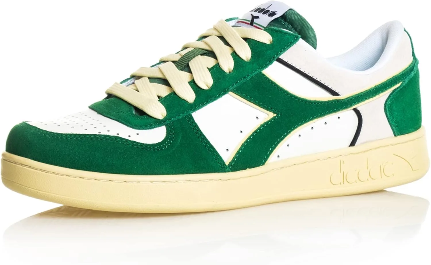 Кроссовки Diadora Unisex Magic Low из замши, зеленый — фото 2