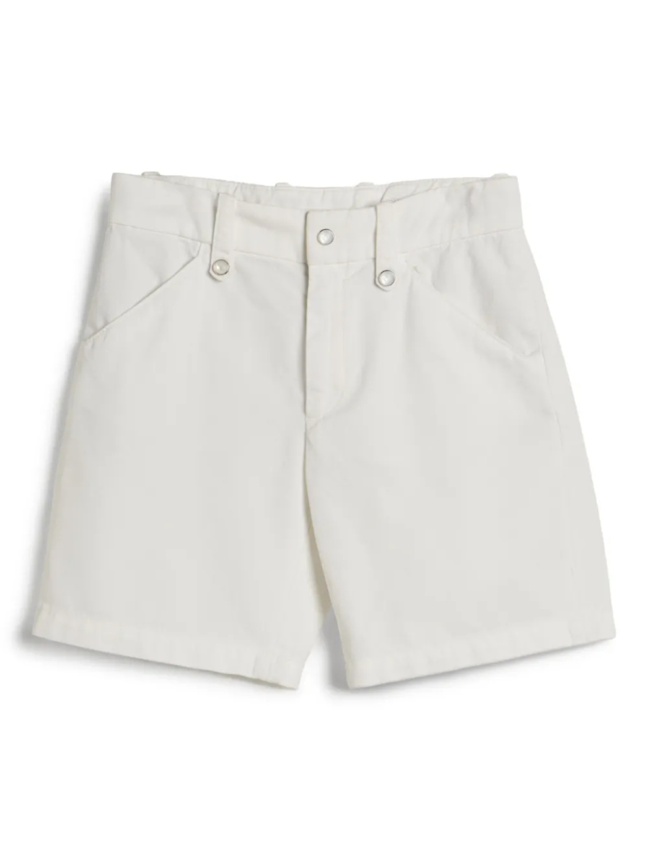 

Brunello Cucinelli Kids габардиновые шорты-бермуды, белый
