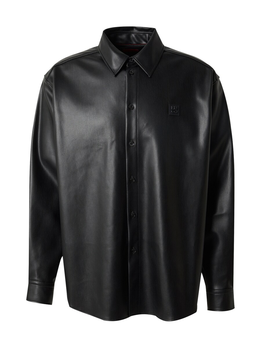 

Повседневная рубашка HUGO Comfort fit Button Up Shirt Ellisoe, черный