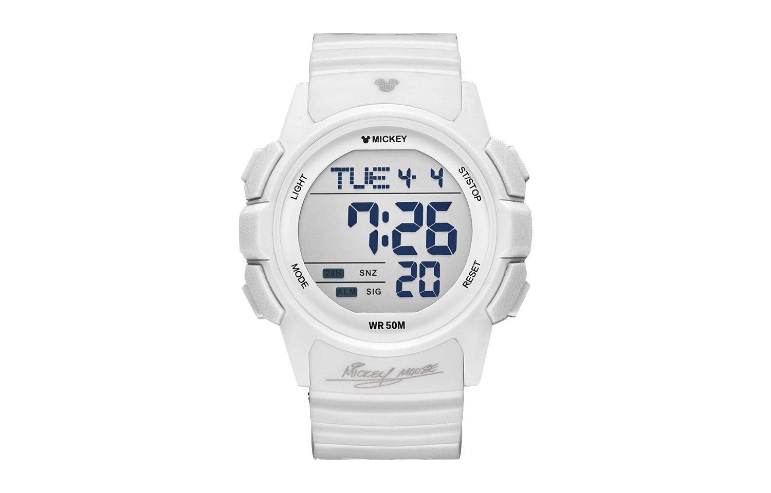 

Disney Часы Mickey Series Electronic Movement Watch Unisex White Dial