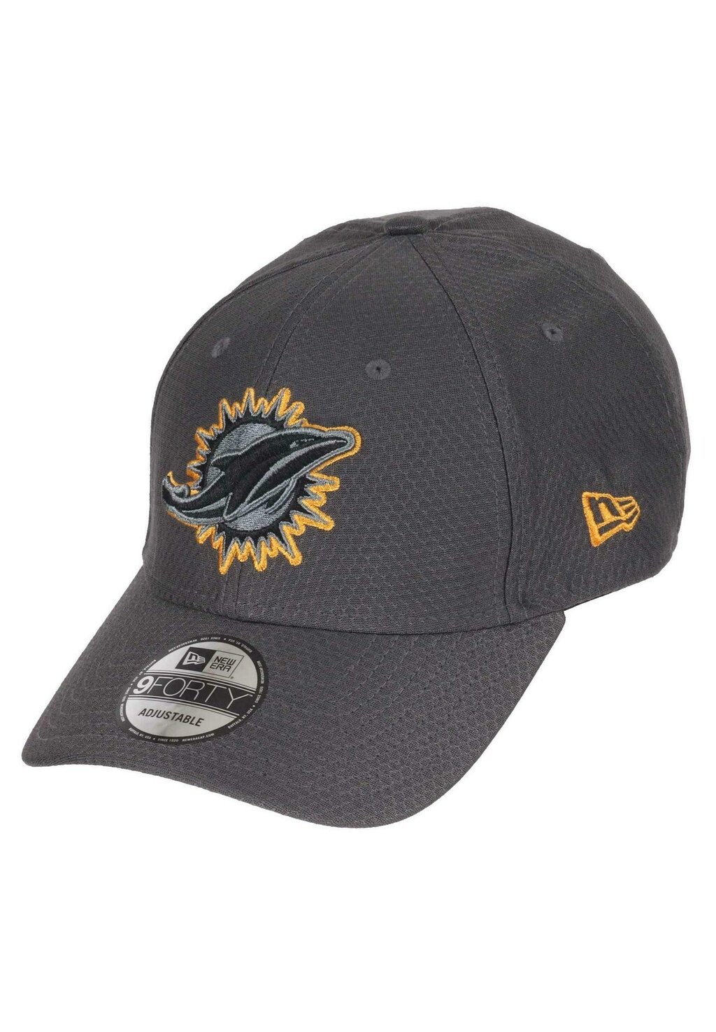 

Бейсболка MIAMI DOLPHINS NFL HEX ERA 9FORTY ADJUSTABLE New Era, цвет grau