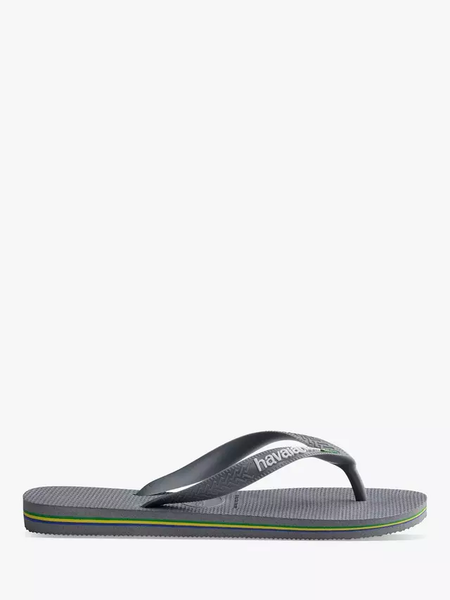 

Шлепанцы Havaianas Brazil Flag, цвет dark grey