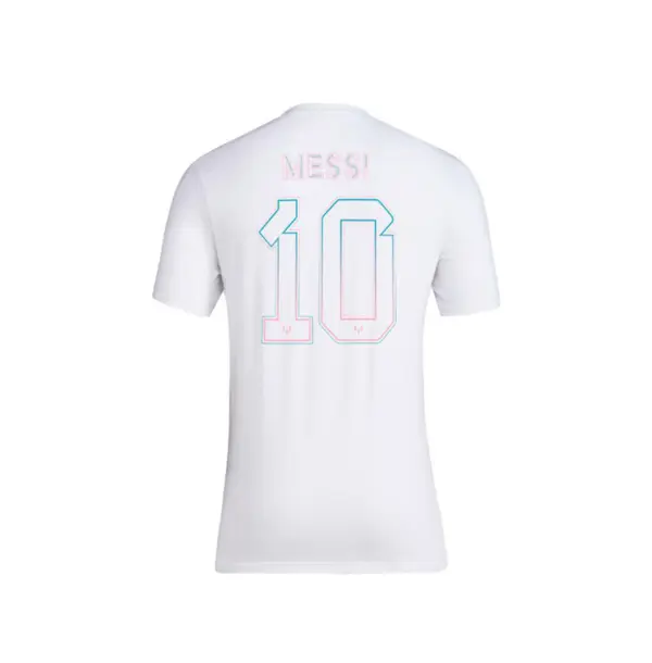 Футболка messi n&n tee Adidas, белый — фото 2