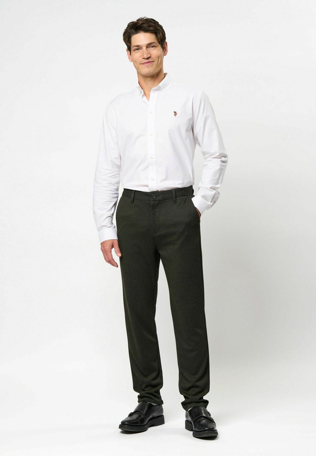 

Чиносы MILO FIT U.S. Polo Assn., антрацит