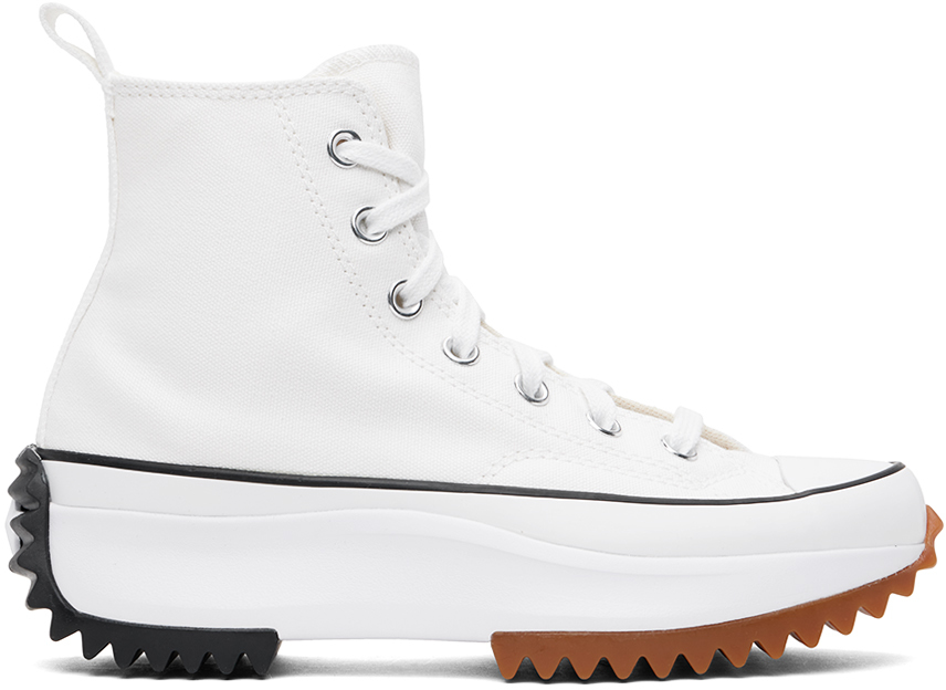 

Белые высокие кроссовки Run Star Hike Converse