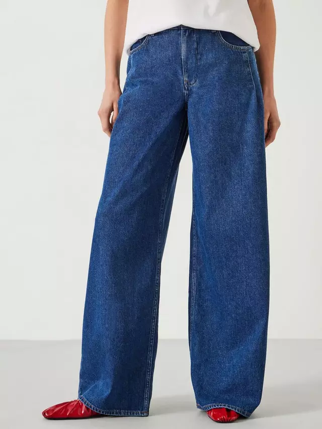 

Джинсы HUSH Nova Pintuck Wide Leg, цвет mid/authentic