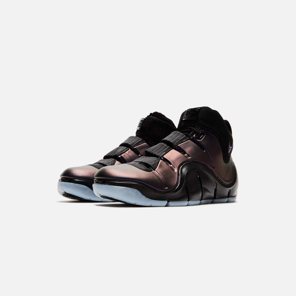 Кроссовки Nike Zoom LeBron IV, цвет Black/Varsity Purple/Blue Tint — фото 2