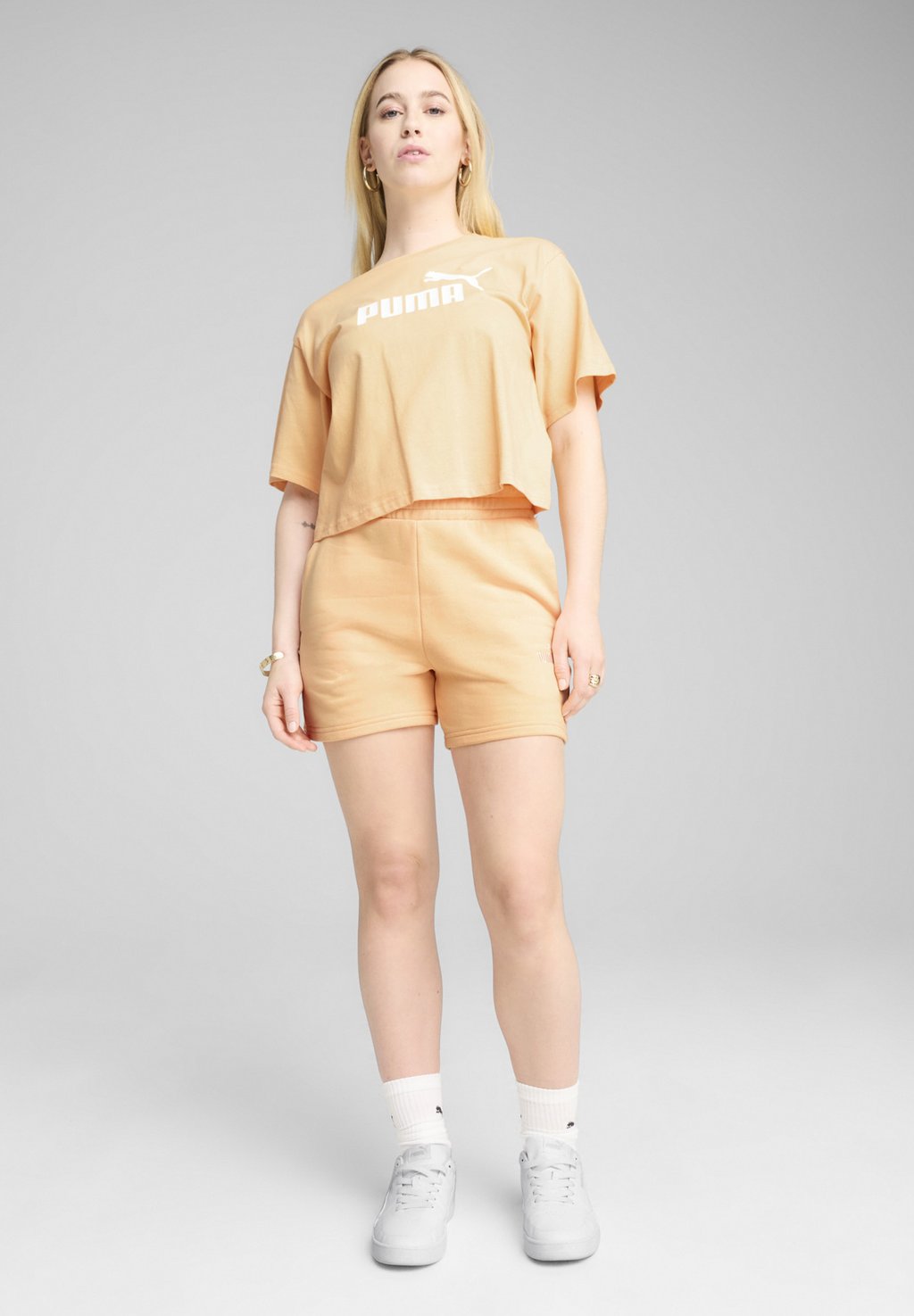 

Рубашка с принтом ESS CROPPED LOGO RELAXED Puma, оранжевый