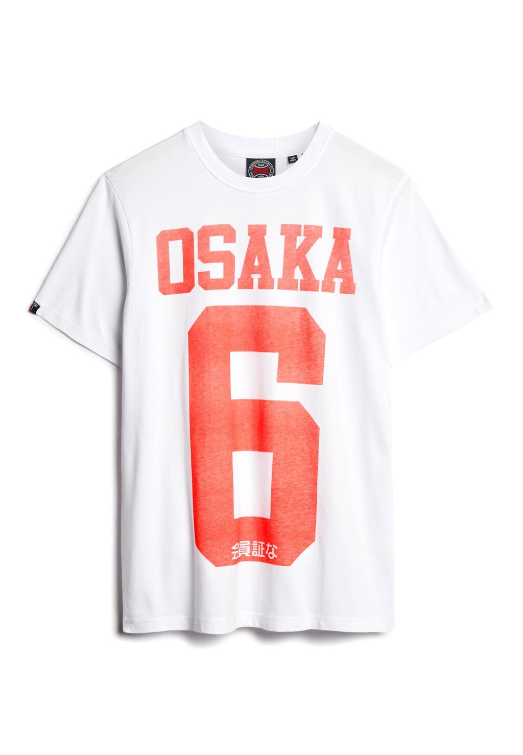 

Футболка с принтом OSAKA GRAPHIC Superdry, цвет White Denim