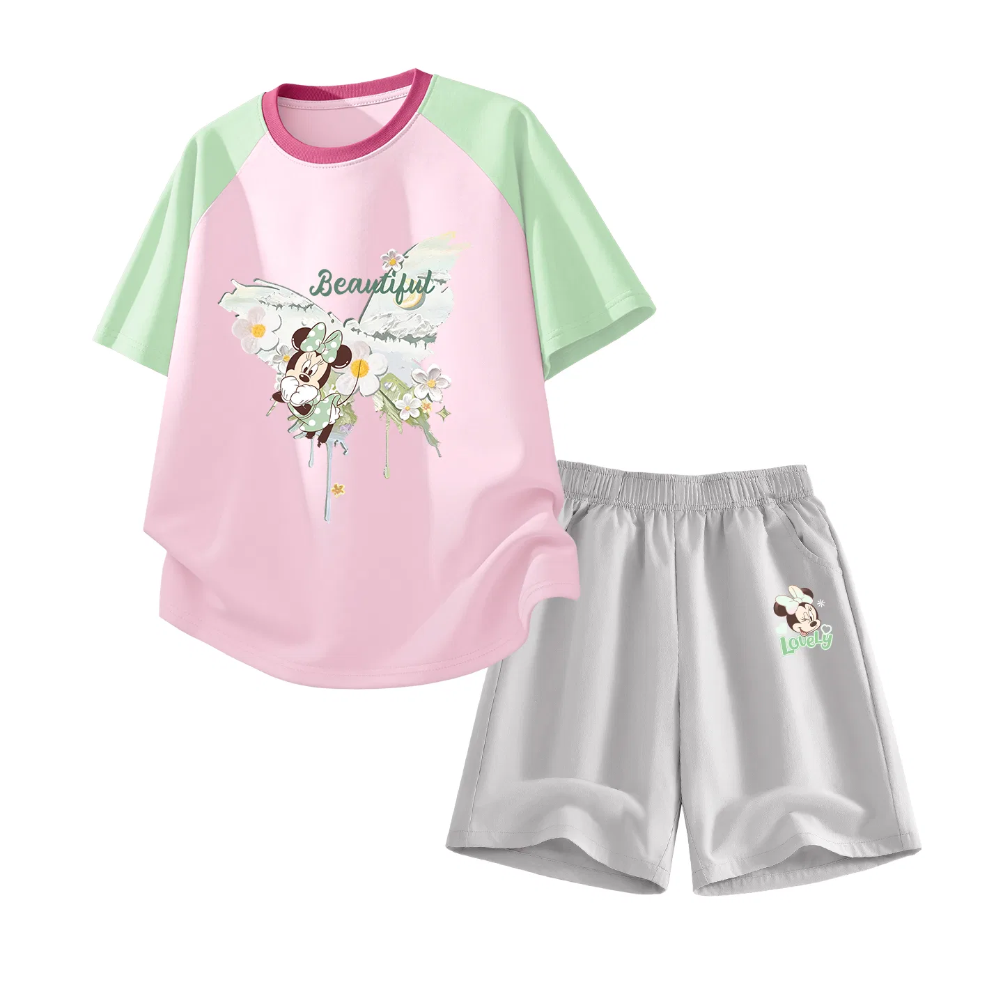 Детский спортивный костюм Disney Kids Casual Sportswear коричнево-желтый — фото 3