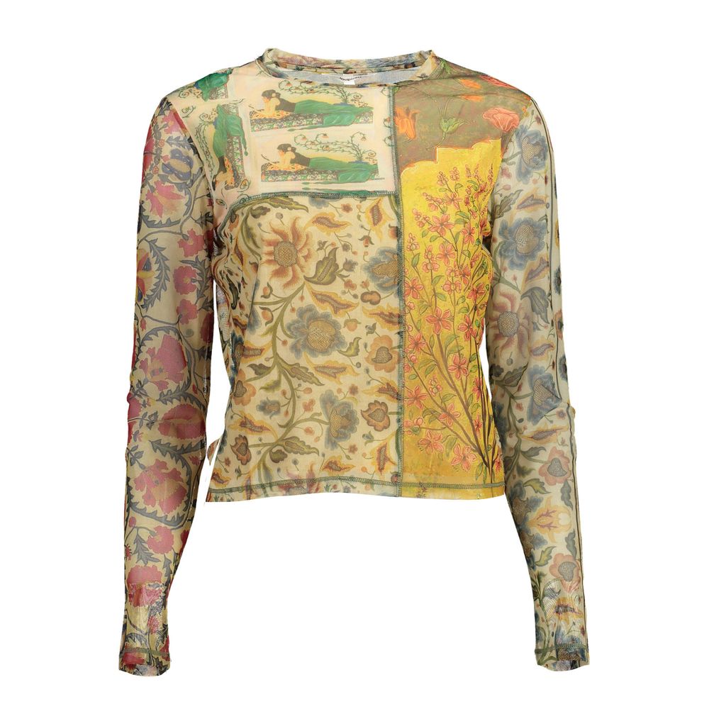 

Футболка женская бежевая из полиэстера Desigual