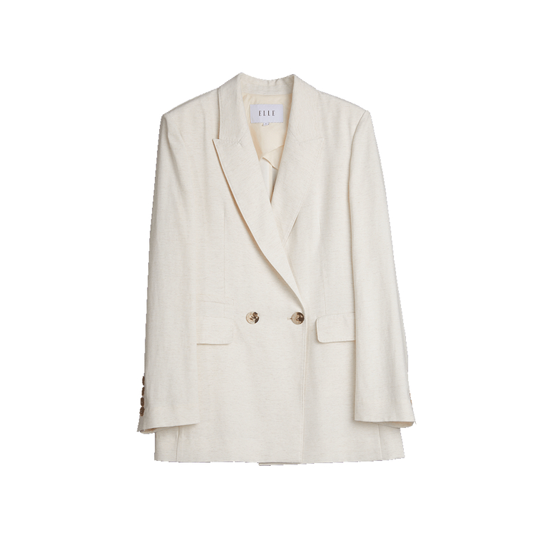 

ELLE Пиджак деловой для женщин Ecru