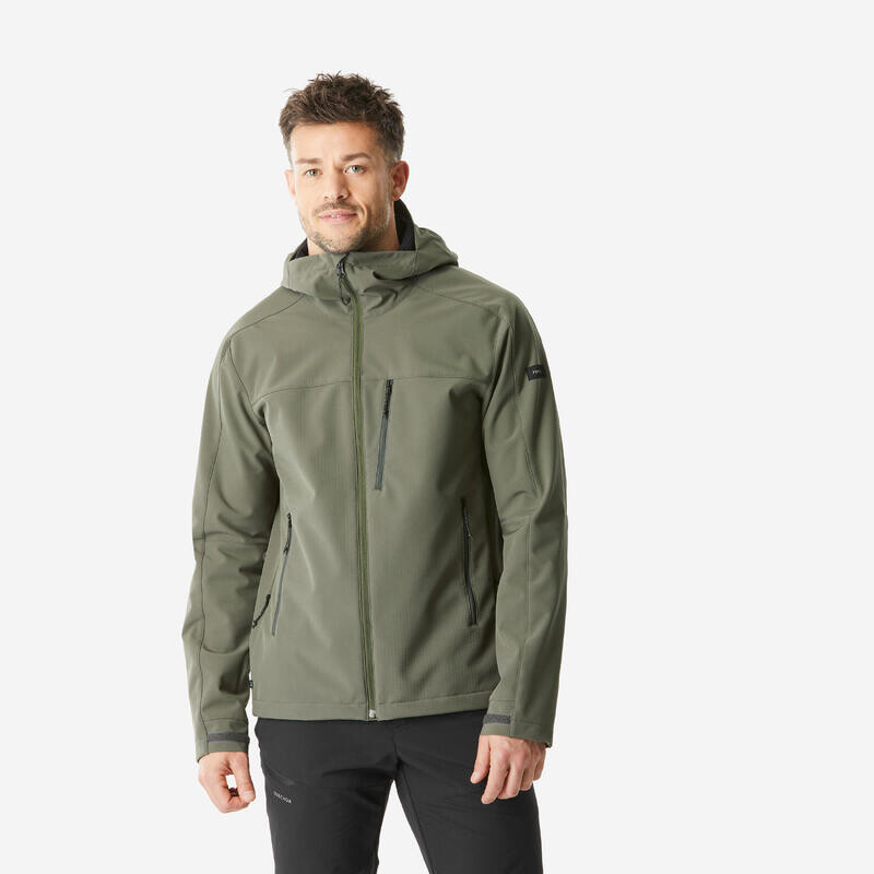 

Куртка софтшелл Forclaz, цвет [en] bronze khaki green/rauchschwarz