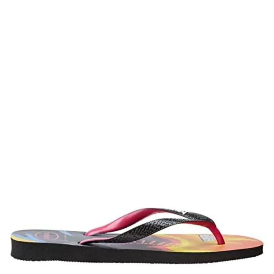 Вьетнамки Havaianas Top Marvel, черный/розовый