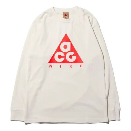 

Футболка acg ls футболка athleisure casual sports свитер с длинными рукавами Nike, белый