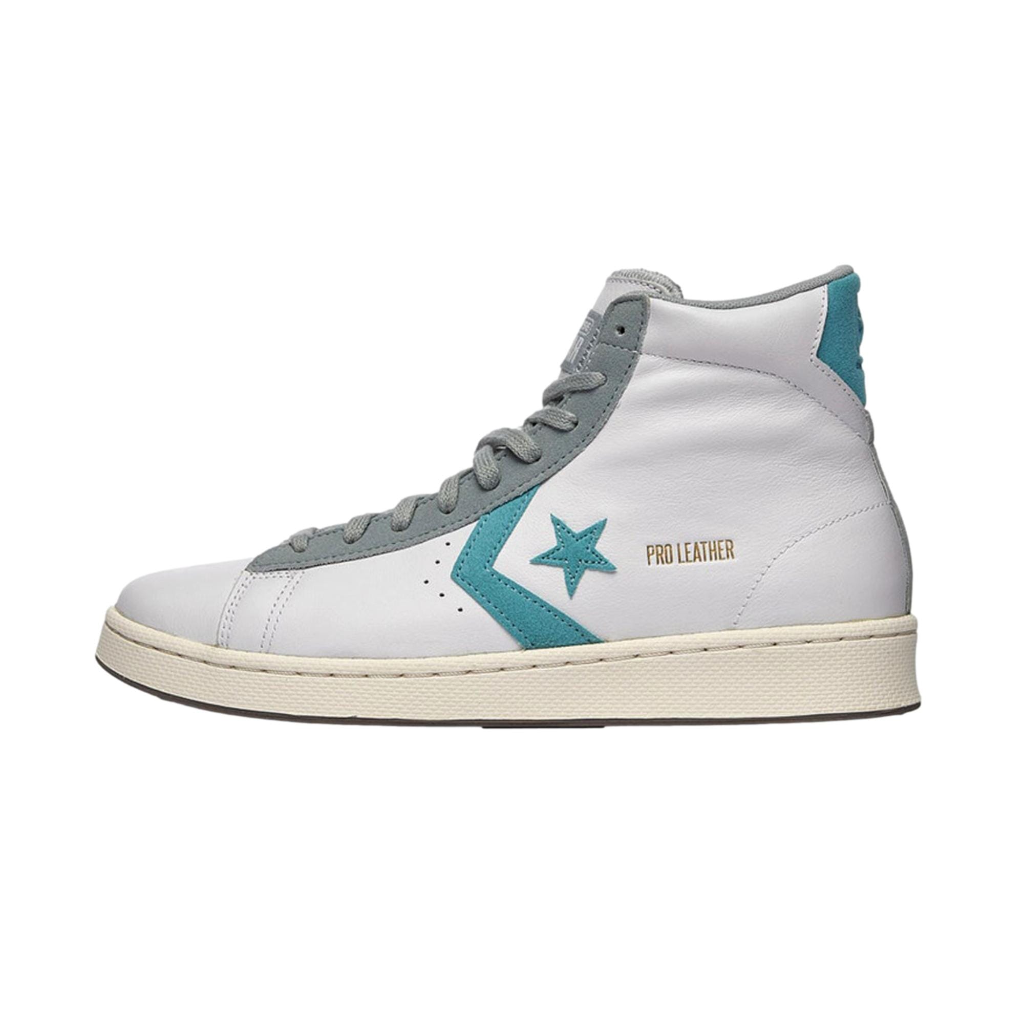 

Converse Pro Leather Hi White/Soft Aloe/Ash Stone 171607C мужские кеды