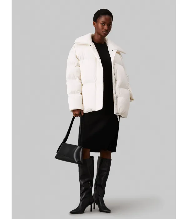 Пуховик Oversize fit Calvin Klein, белый — фото 2