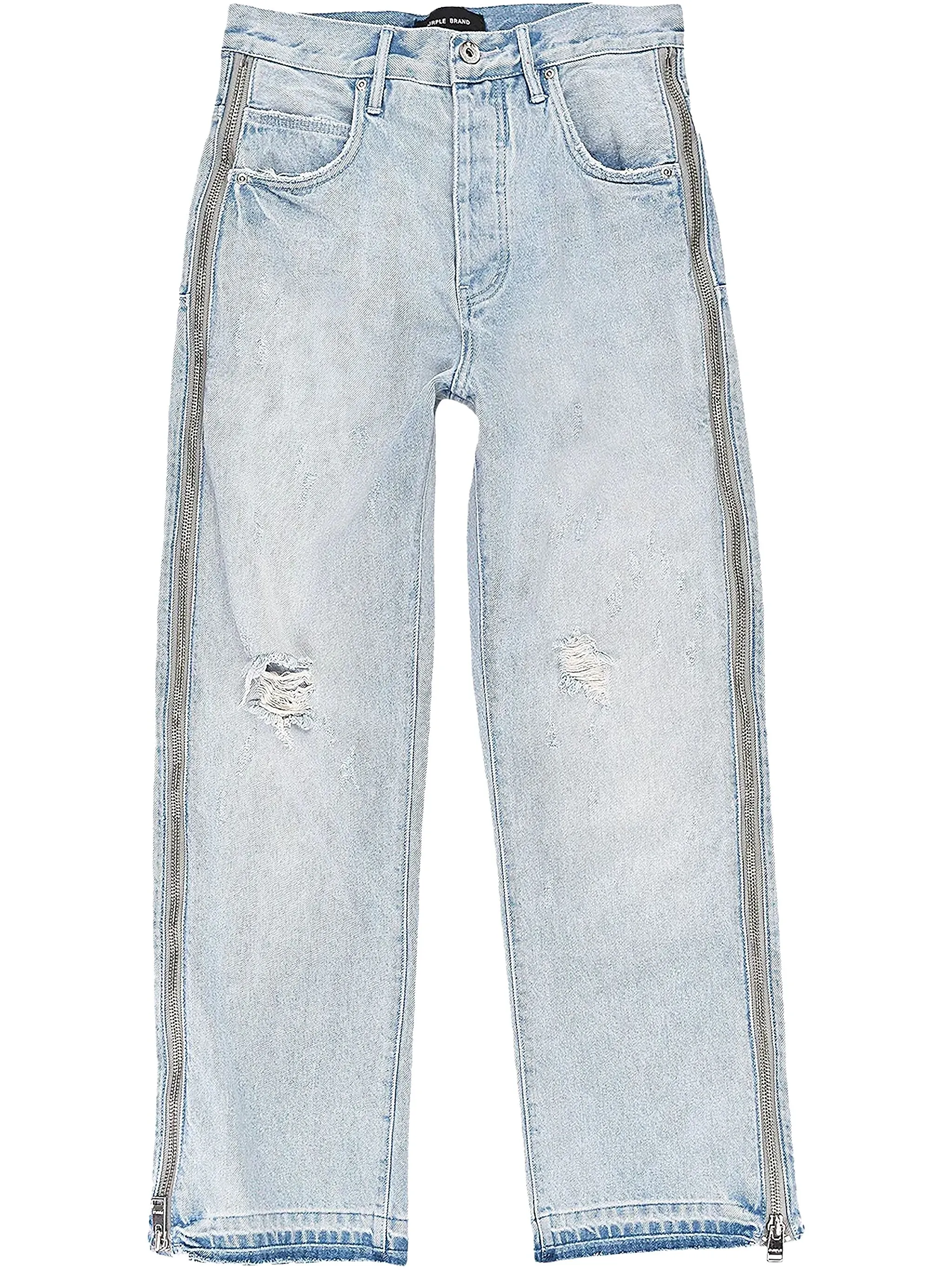 

Джинсы P018 Side Zip Purple Brand, голубой