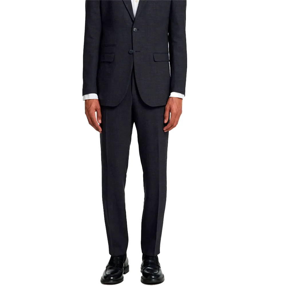 

Брюки Selected Oasis Linen Slim Fit dress, черный