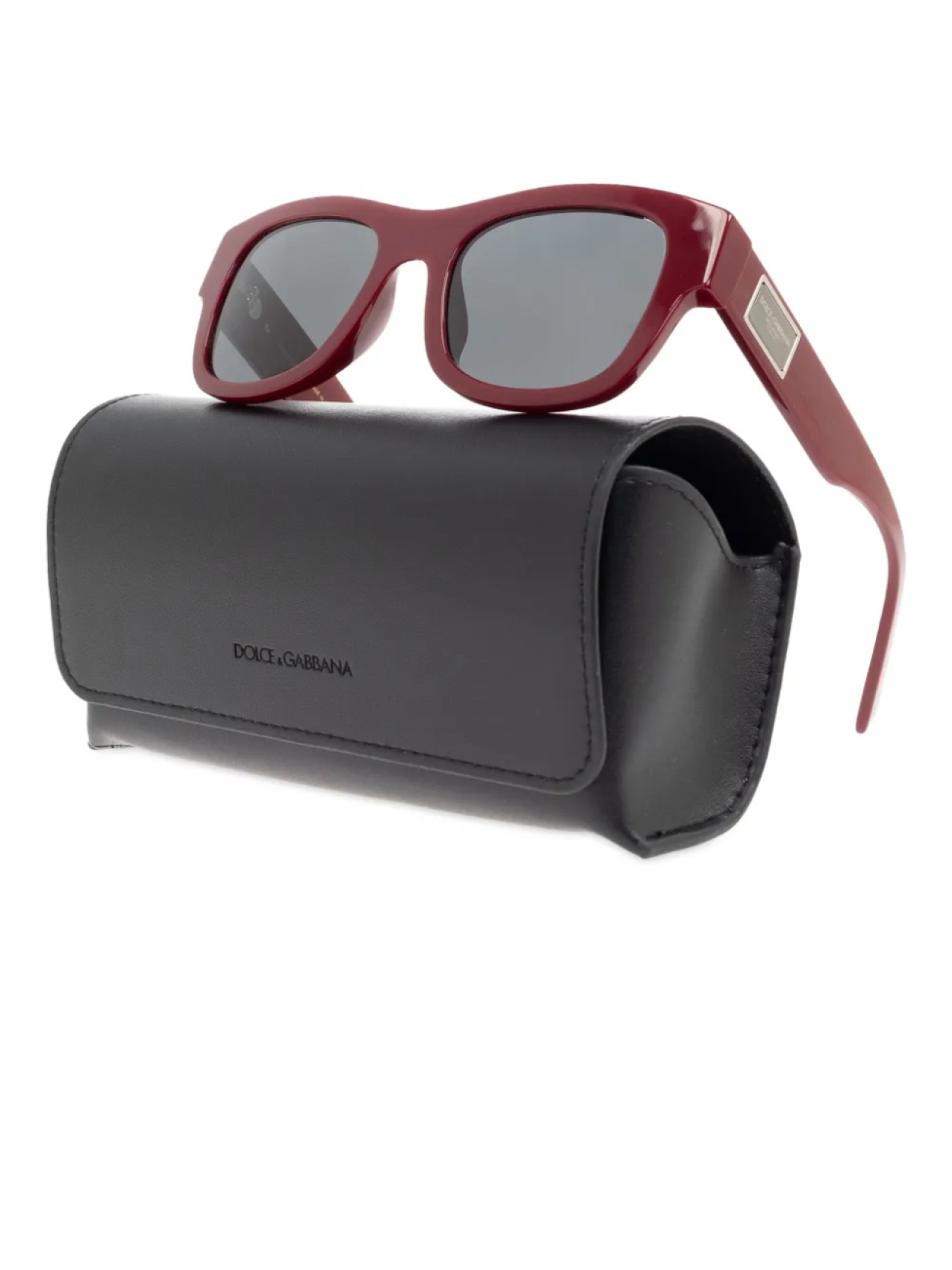 Солнцезащитные очки с логотипом Dolce & Gabbana Eyewear, красный — фото 3