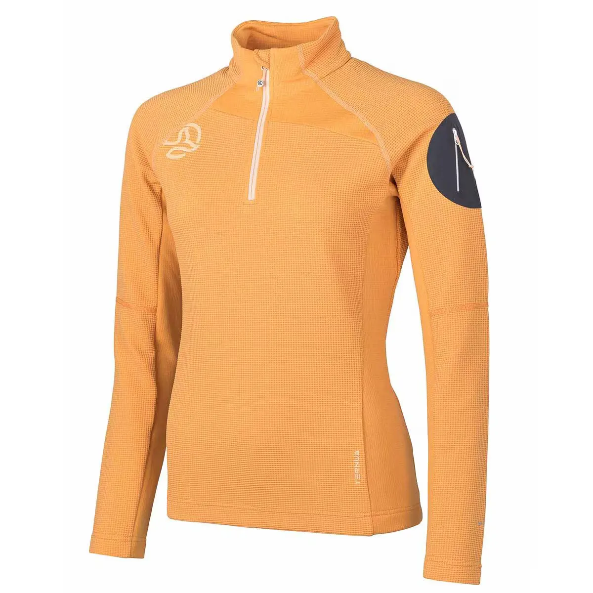 

Женская футболка Lemika 1/2 Zip W Ternua, желтый