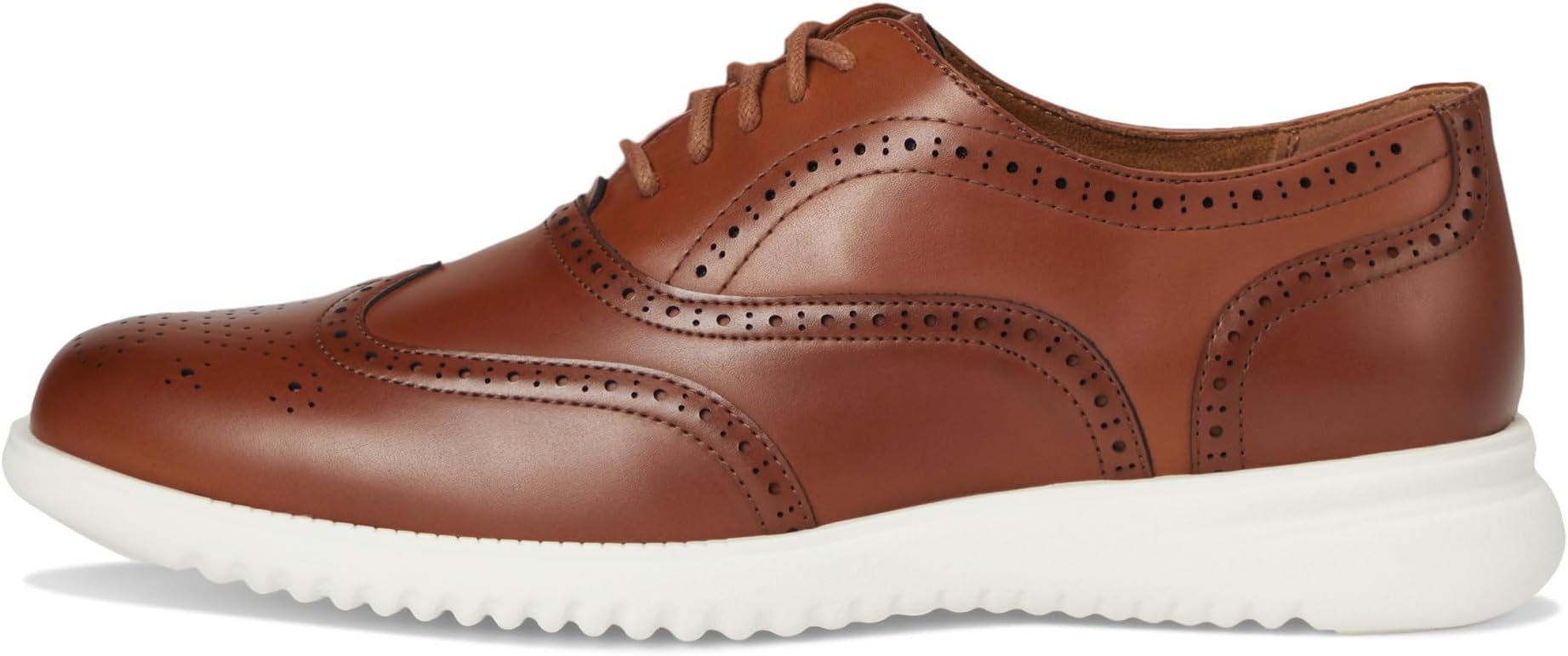 Оксфорды Kenneth Cole Men's Nio Wing Lace Up Oxford, Medium Brown Leather — фото 4