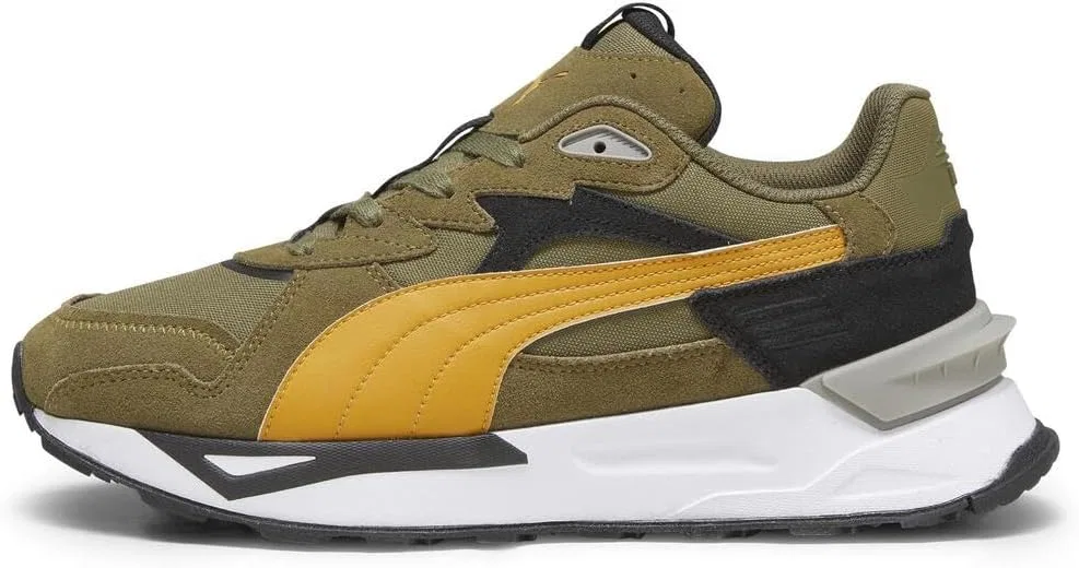 Спортивные кроссовки PUMA Unisex Mirage Sport Asphalt Remix, Olive Green Olive Drab Amber