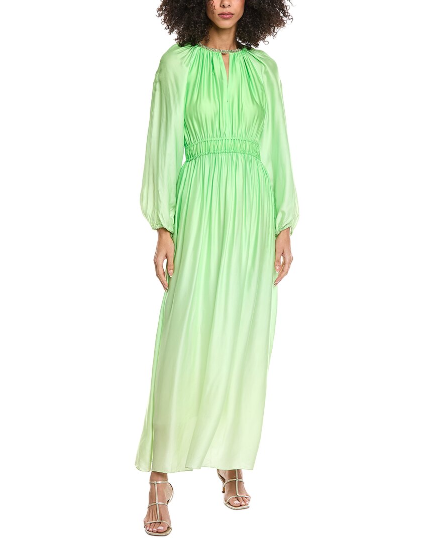

Платье-макси Sandro из тканого материала, зеленый