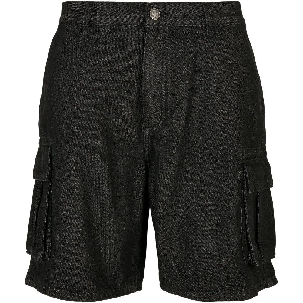 

Шорты Urban Classics Organic Denim cargo, черный