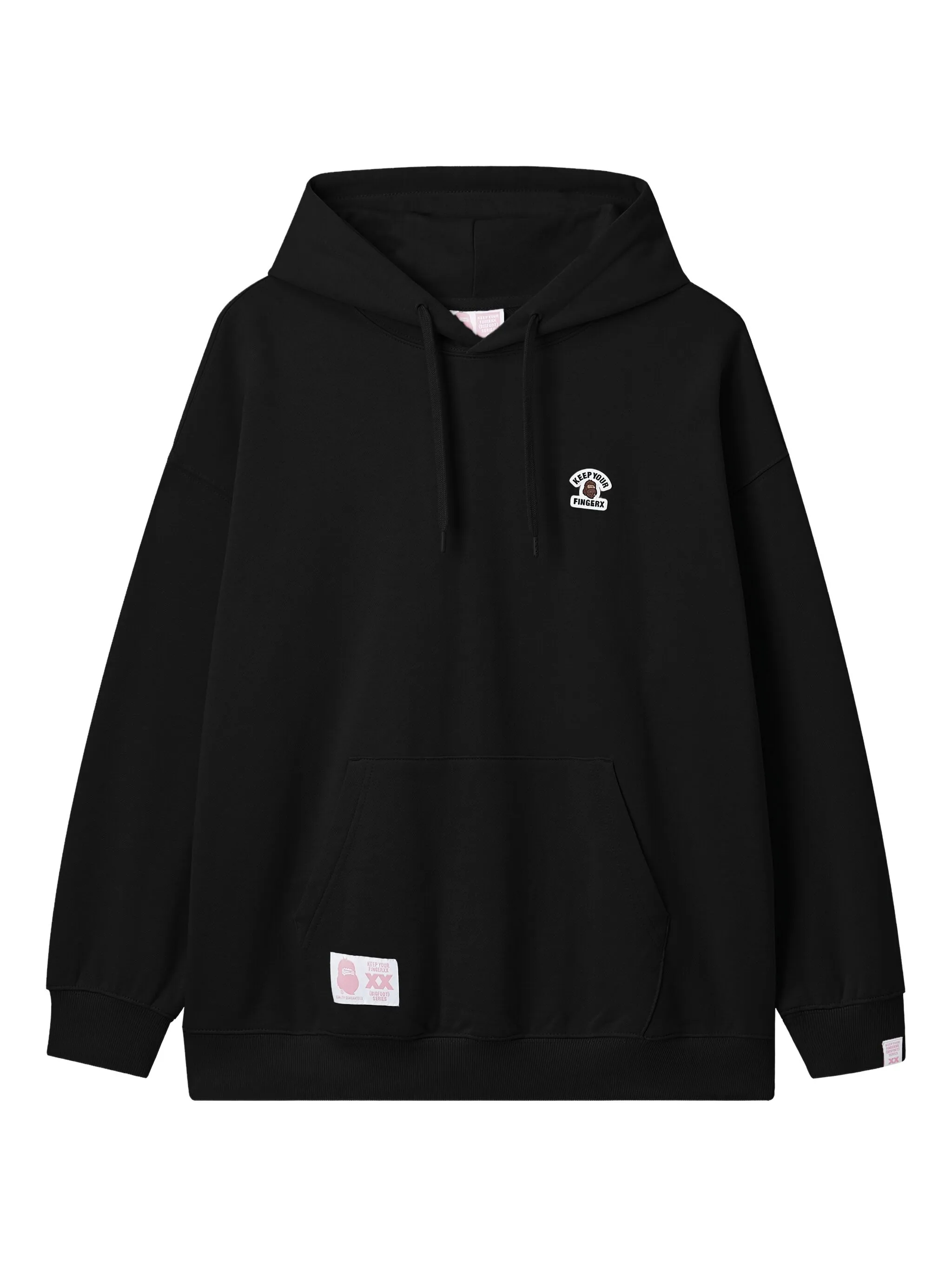 

Худи с логотипом Fingercroxx, черный