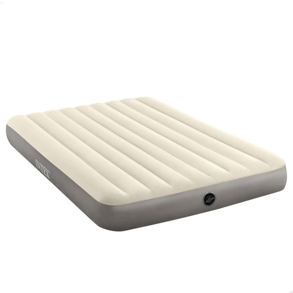 

Двуспальный надувной матрас 152x203x25 см Intex, серый
