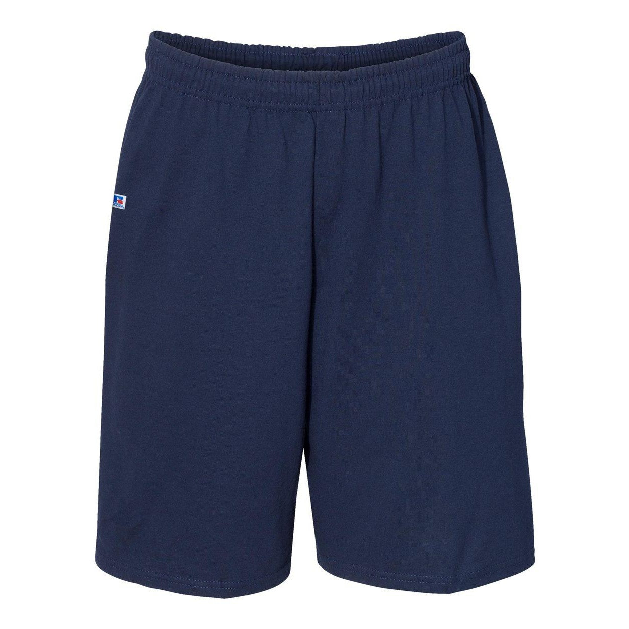 

Шорты Russell Athletic Essential Jersey из хлопка с карманами, темно-синий