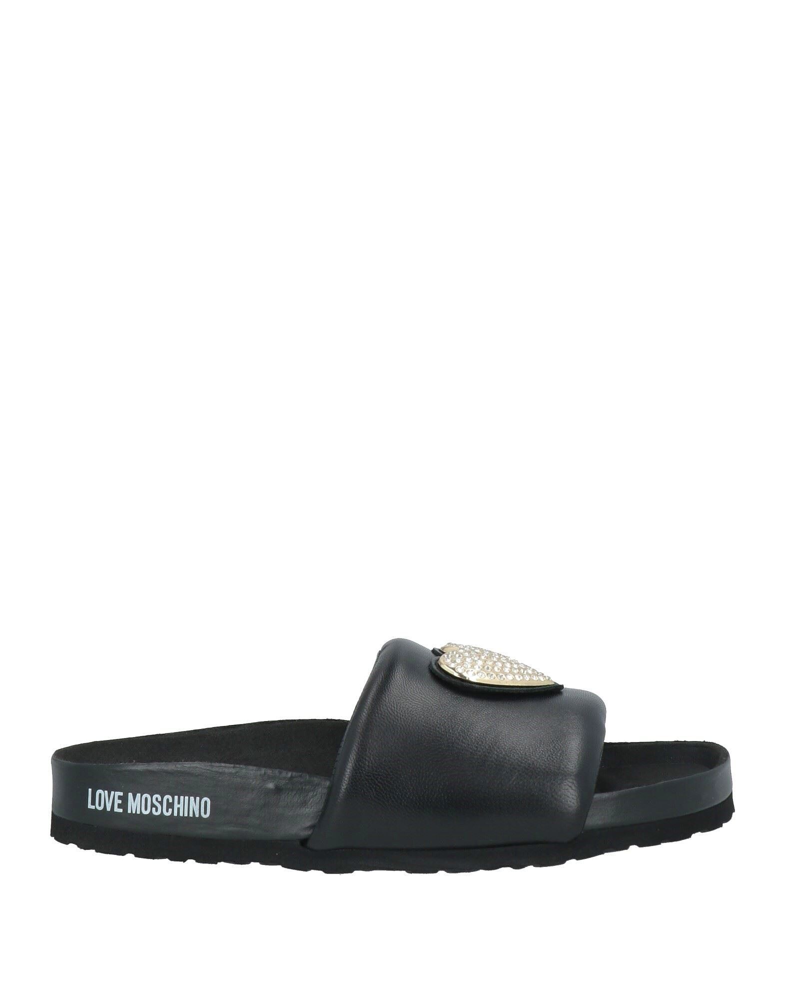 Сандалии Moschino, черный