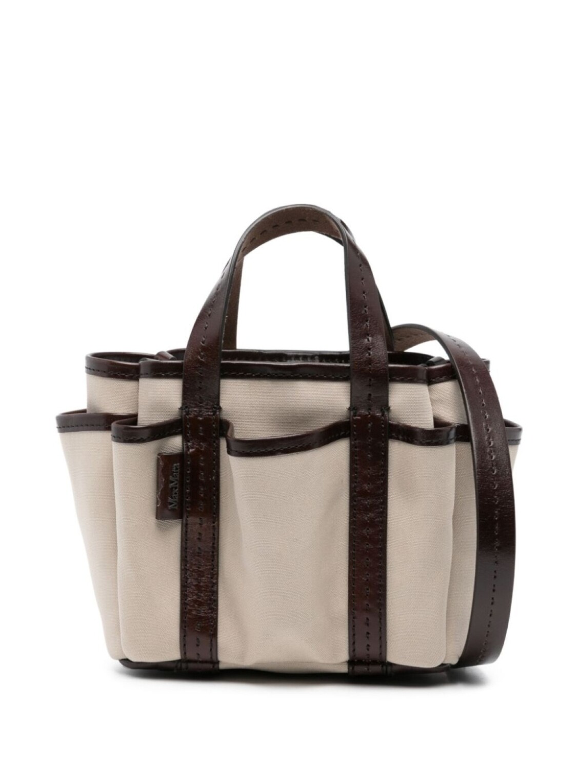 

Мини-сумка-тоут Giardiniera Max Mara, бежевый
