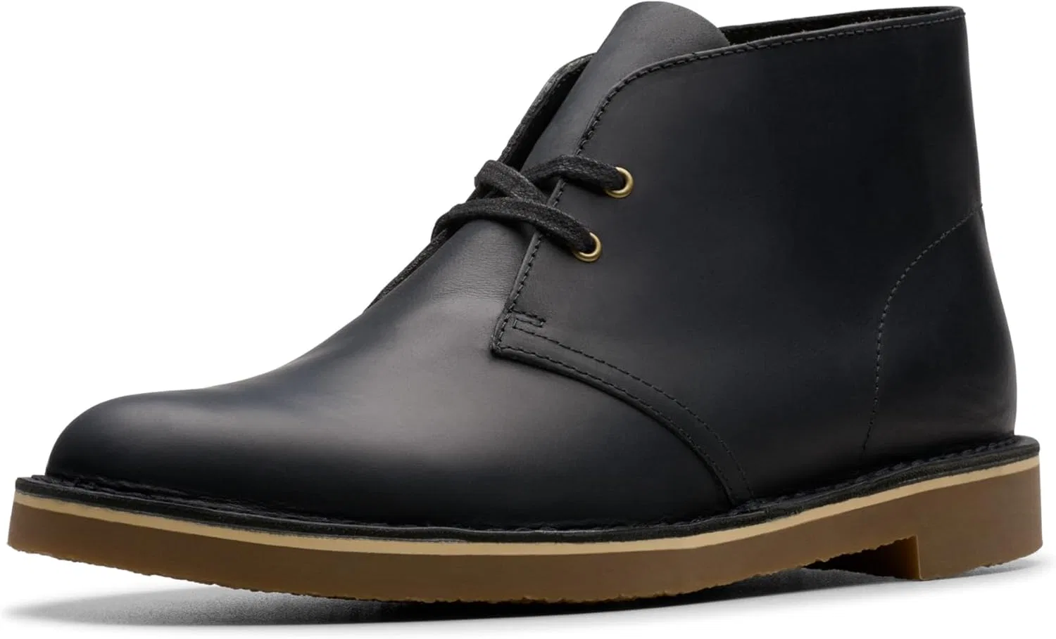 Чукка Clarks, черная кожа