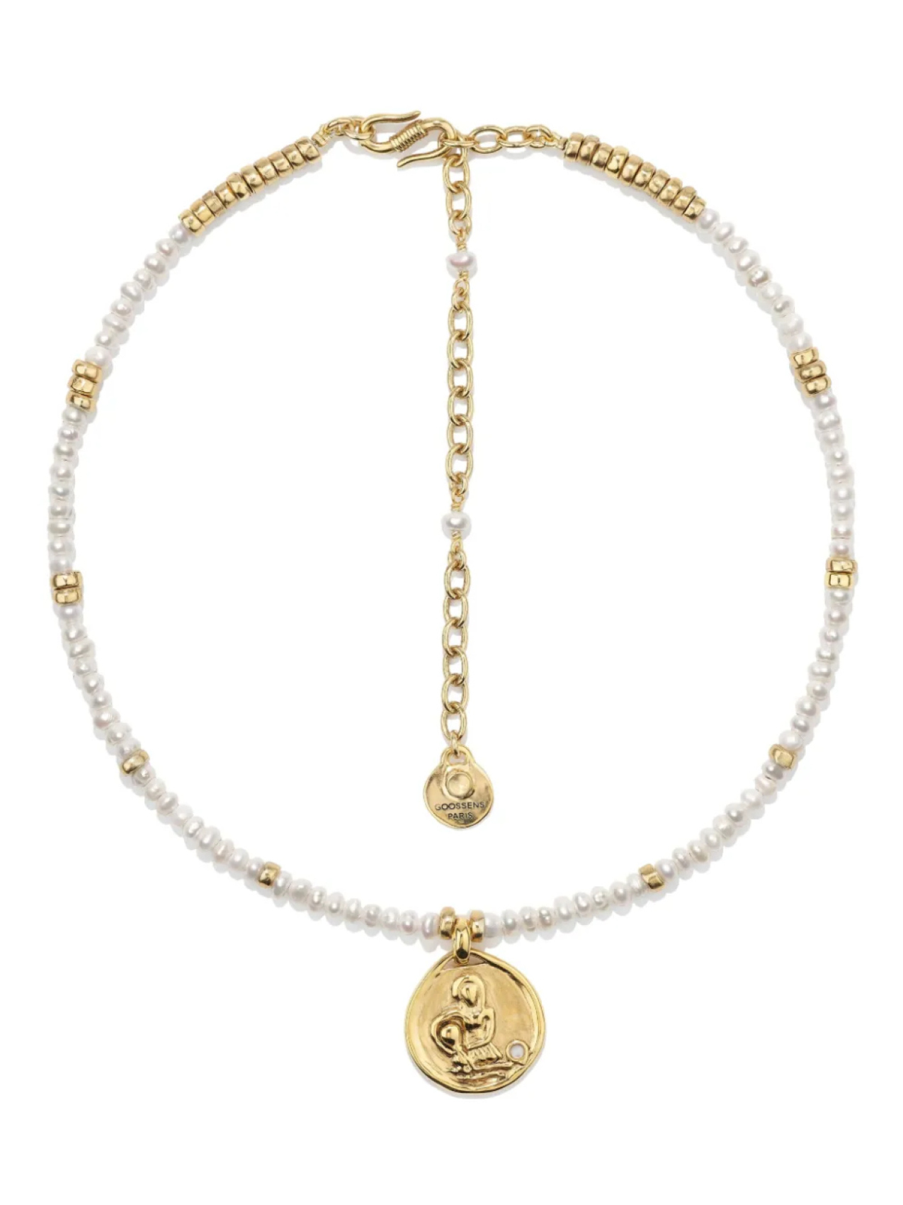 

Колье Astro Aquarius Pearls Goossens, золотой