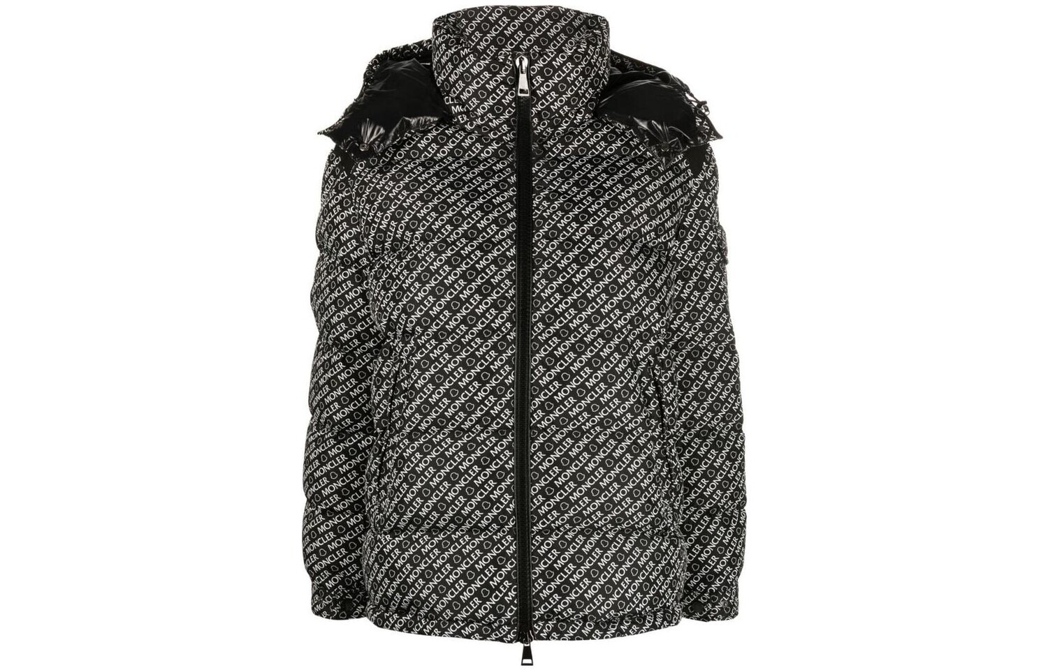 

Пуховик женский черный Moncler