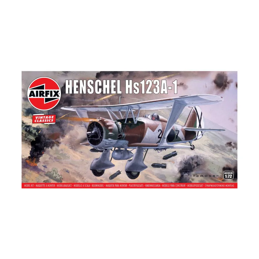 

Хеншель Hs123A-1, Vintage Classics (1:72) (Airfix)