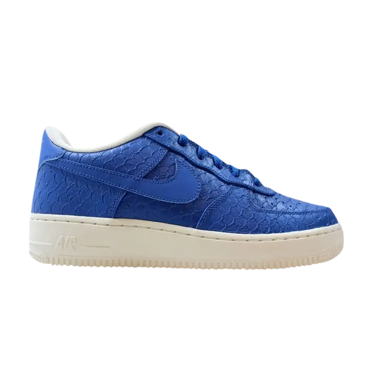 

Кроссовки Nike Air Force 1 LV8 GS 'Crocodile Skin - Star Blue', синий