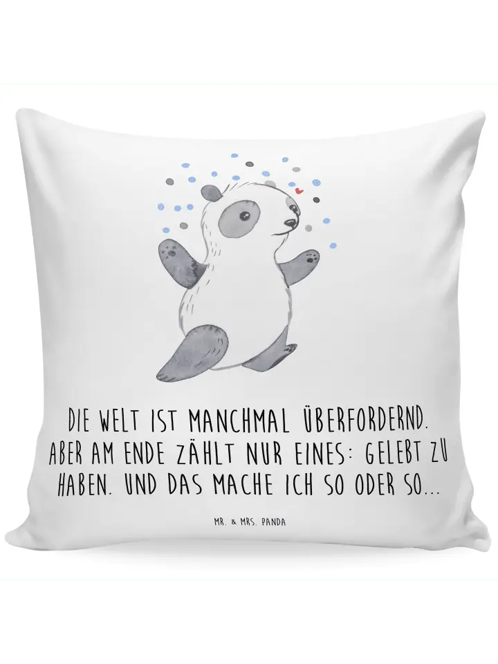 

Подушка Mr. & Mrs. Panda, белый