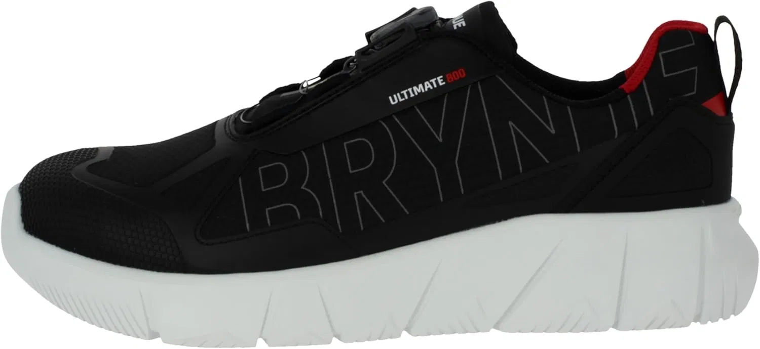 Защитная обувь Brynje 803 Inferno SRC S3 для мужчин и женщин, антистатические кроссовки для использования в помещении, удобная защитная обувь с дышащим внешним материалом, защитная обувь для мужчин и женщин, Black — фото 4