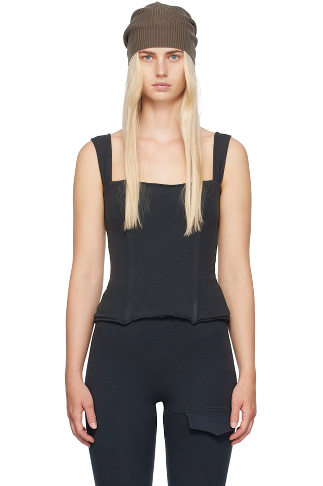 

эксклюзивный черный топ от Ssense Greg Ross, черный