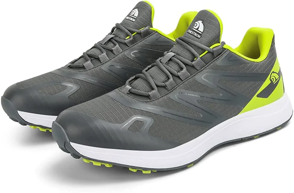 

Мужские гольф-ботинки Профессиональная обувь для гольфа Дышащие кроссовки для гольфистов без шипов Противоскользящая обувь для ходьбы Zakey, желтый