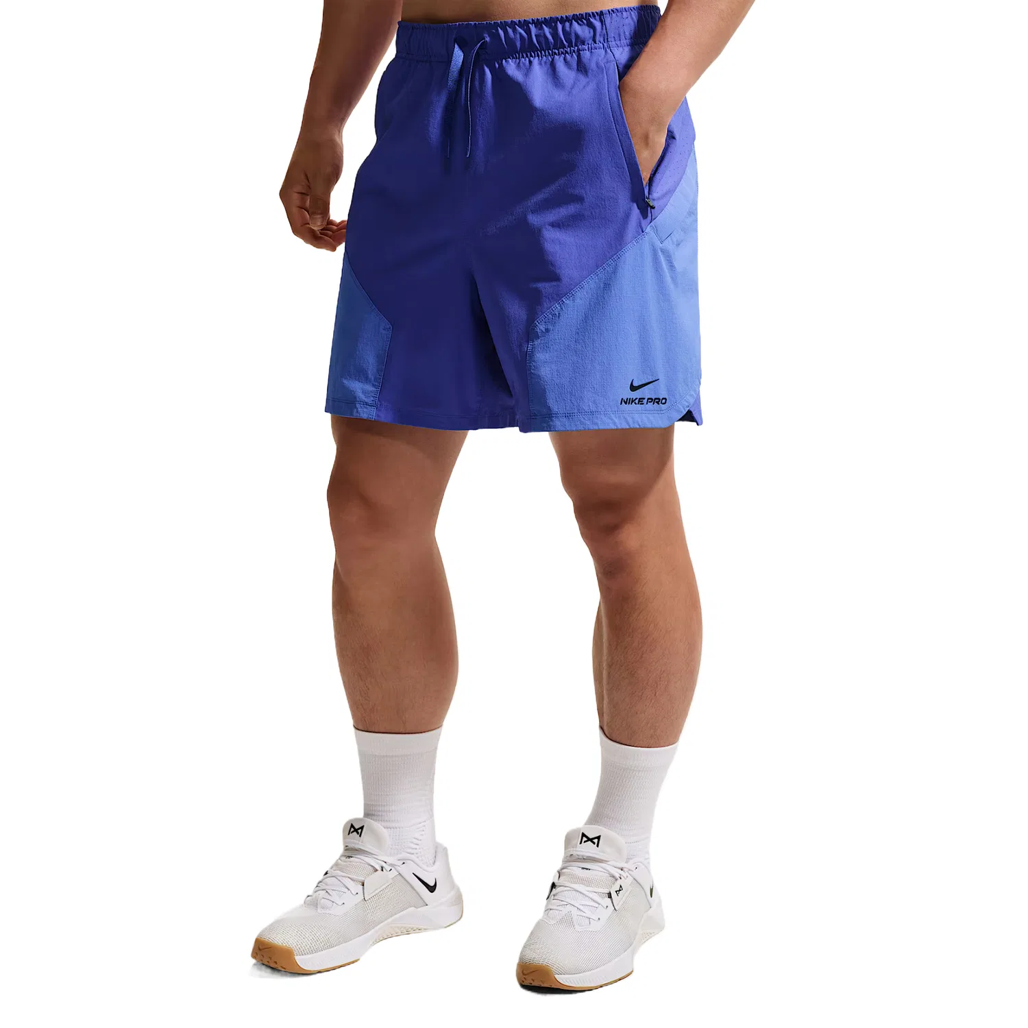 Спортивные шорты Nike Dri Fit фиолетовый/синий/черный
