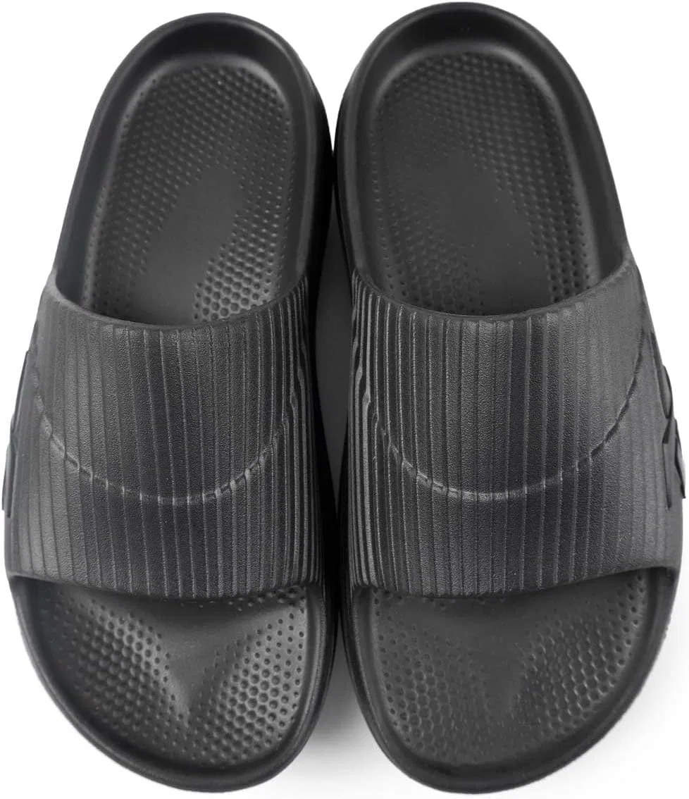 Сандалии Reebok Unisex DMX Comfort Slide Sandal, Washed Black — фото 3